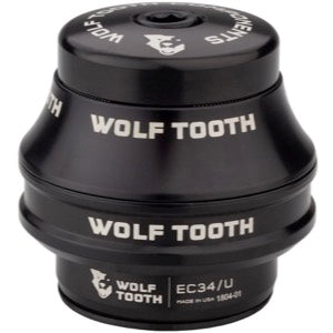 Wolf Tooth Premium Headset - EC34/28.6 Upper, 16mm Stack, Black