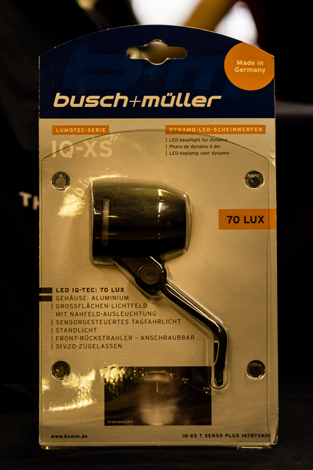 Busch and Muller IQ-XS Headlight