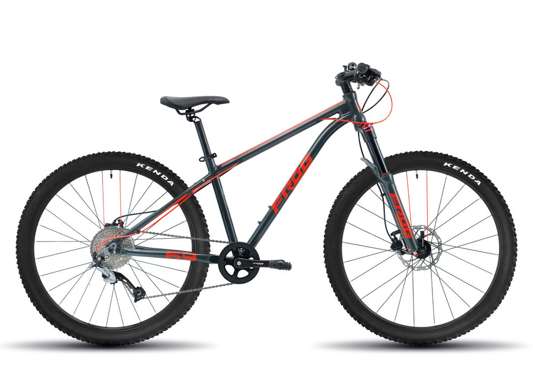 Frog Mountain Bike, Metallic Grey & Red, 69