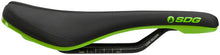 Load image into Gallery viewer, SDG Bel Air V3 Saddle - Lux-Alloy Rails, Black/Green
