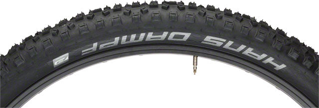 SCHWALBE HANS DAMPF TIRE - 26 X 2.35, TUBELESS, FOLDING, BLACK, PERFORMANCE LINE, ADDIX