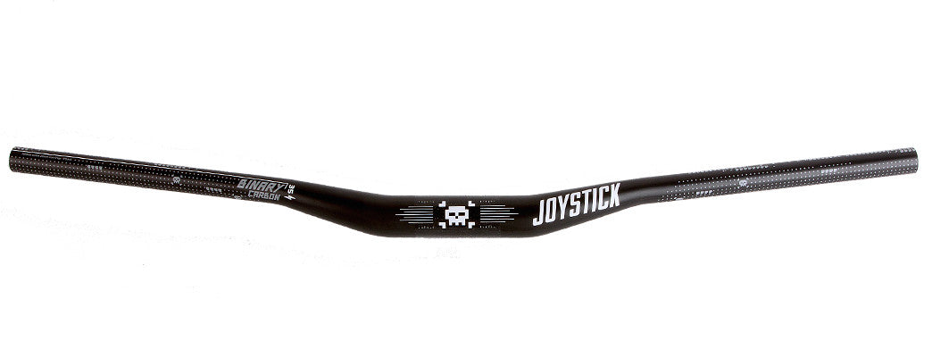 Joystick Analog Carbon Handlebar - Matte Black, 35.0 clamp, 800mm wide 20mm rise