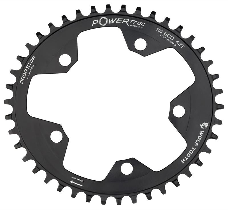 WTC Drop-Stop PowerTrac Elliptical Chainring